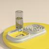 Pet Double Bowl Slow Feeder for Food & Water Feeding Chock Proof Dog Feeding Bowl Cats Water Food Feeder Treat Dishware