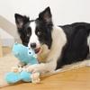 Custom Simulation Animal Shape Stuffed Squeaky Dog Plush Toy with Ropes