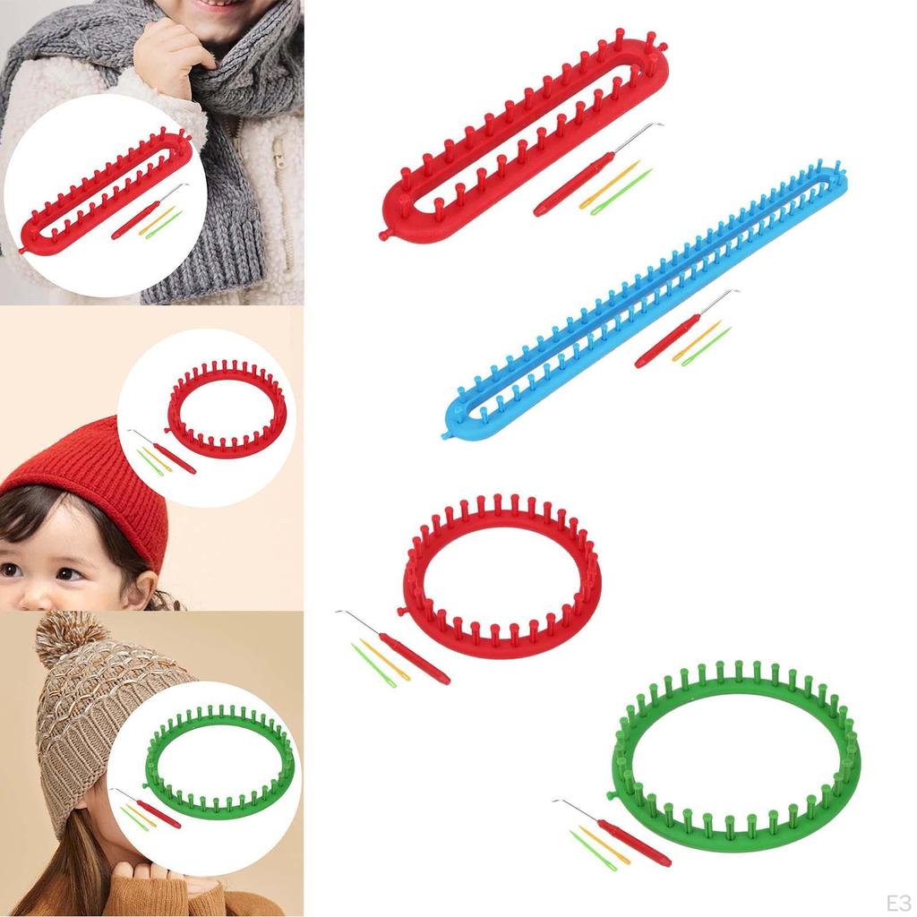 Knitting Loom Kit for Yarn Projects, Weaving Tool Crafting Shawls And Accessories