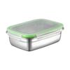 RuHan 304 Stainless Steel Rectangular Food Storage Containers