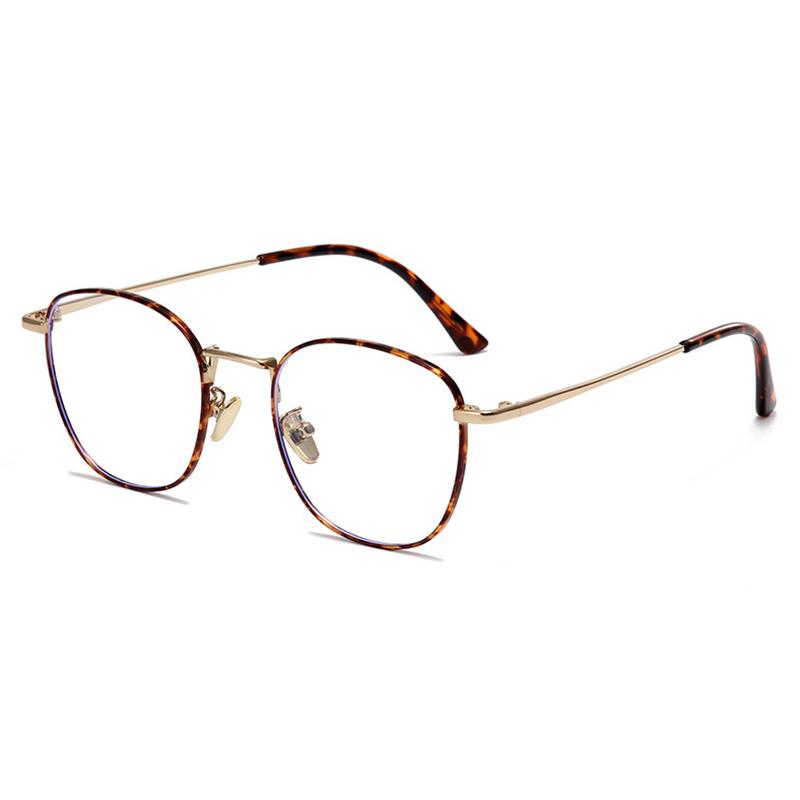 Retro Round Metal Myopia Glasses -1 0 To -6 0 For Women Men Students Square Frame Fashion Eyewear