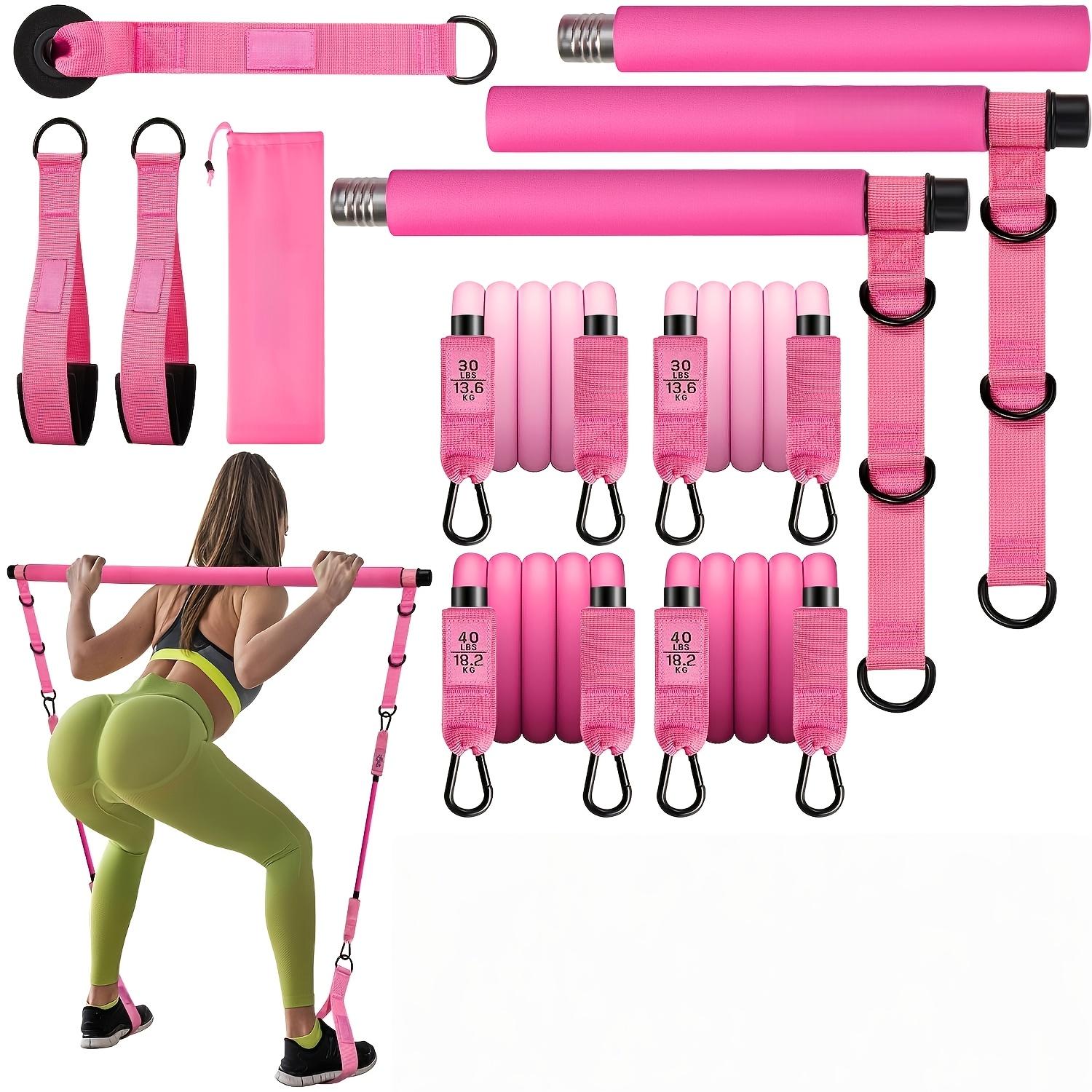 Pilates Bar Kit with Resistance Bands, Pilates Workout Equipment for Legs, Hip, Waist, Arm, Squats Exercise Equipment for Home Workouts Popularity