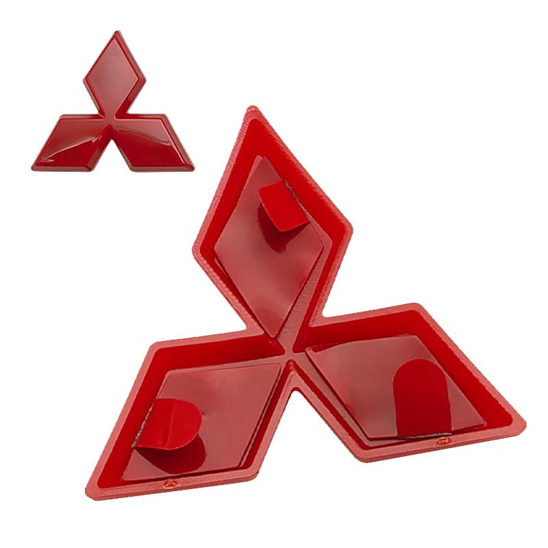 ABS für Mitsubishi Auto Logo Lenkrad Überlager Aufkleber Schnalle Emblem Lancer Outlander Pajero ASX Eclipse Cross Ralliart