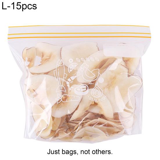 1 set matförvaringspåse väl försluten dubbel dragkedja Flerfunktionsåteranvändbara gallon fryspåsar för hemmet