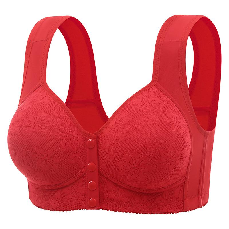 

Новий бюстгальтер для вагітних великих розмірів із застібкою спереду, без кісточок, з мереживом, з бічною підтримкою, без спинки, для годування, топ-бра 46/105