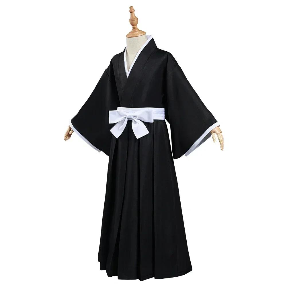 Halloween Bleach Kurosaki Ichigo / Kuchiki Rukia / Toushiro Toushirou Die Pa Cosplay Costume Outfits Black Suit Halloween