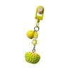 Bag Pendant Star Fruit Shape Bag Hanging Ornament with Bell Sound Stress Relief Charm Key Chain Hanging Ornament