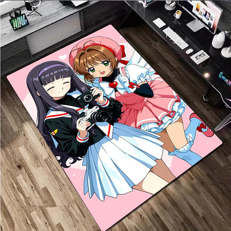 Anime Character Rug Carpet Office Decorative Carpet For Living Room Bedroom Door Mat Floor Rug Computer Chair Area Rug
