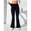 Flare Leggings V-shaped Hip Yoga Pants Women High Waist Wide Leg Pants Women Gym Fitness Sports Latin Dance Trousers