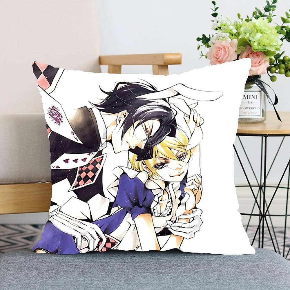Amine BBlack Butler Throw Pillow Covers Pattern Cushion Cover Suitable For Sofa Bedroom Car Pillow Cover