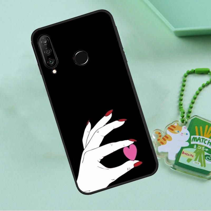 Girl Code Hands Funny Signals For Huawei Nova 10 9 SE 5T 12s 12i 11i Y91 Y90 Y60 Y70 Y72 Y61 P20 P40 P30 Lite P60 Pro Case