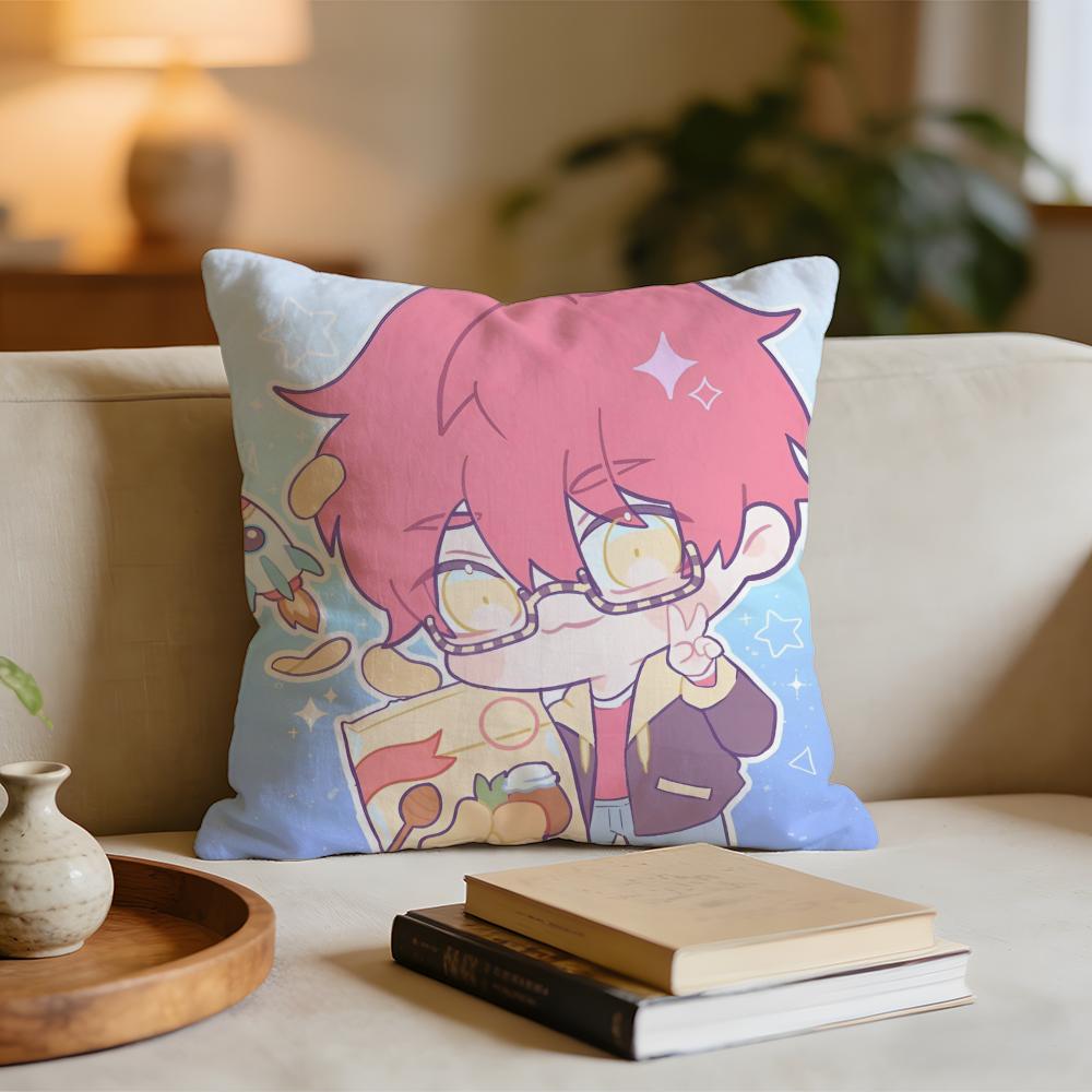 

Hot Game MMystic Messenger 707 Cushion Cover Short plush pillowcase for bed sofa carwashable 30x30cm