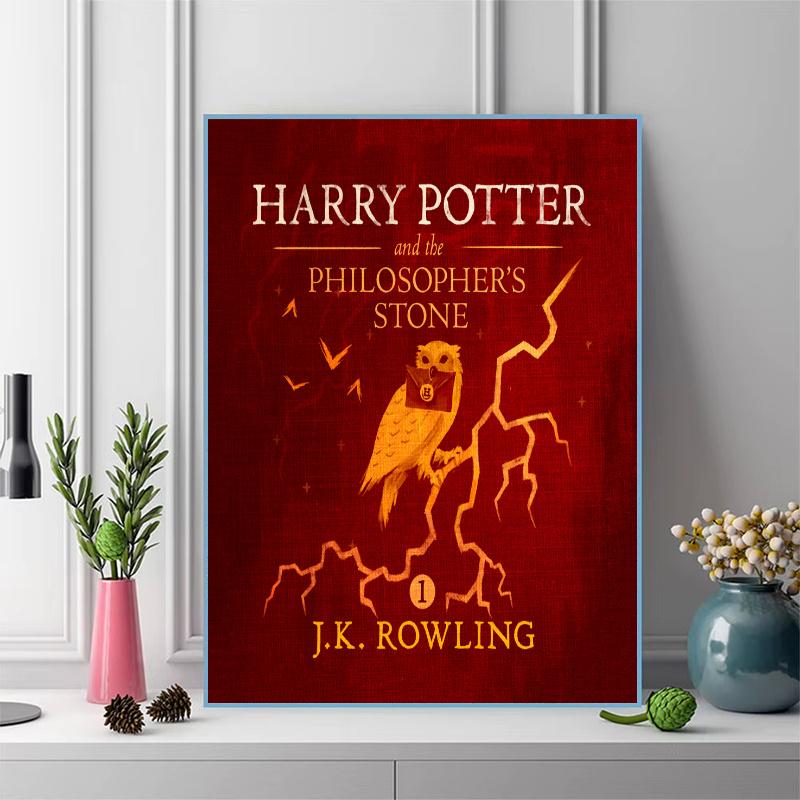 Harry Potter Element Pattern 3pcs 100% Round Full Drill 5D DIY Diamond Painting Embroidery Cross Stitch Rhinestone Décor