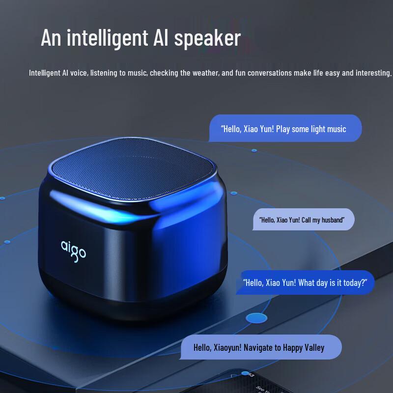 Aigo T36 AI Voice Portable Bluetooth Speaker (CN Version)
