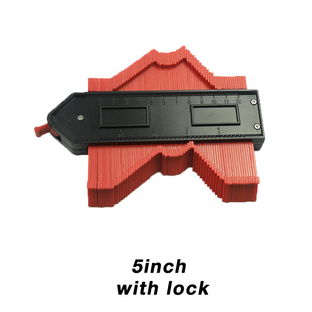 Multi-Functional Contour Curve Ruler for Woodworking