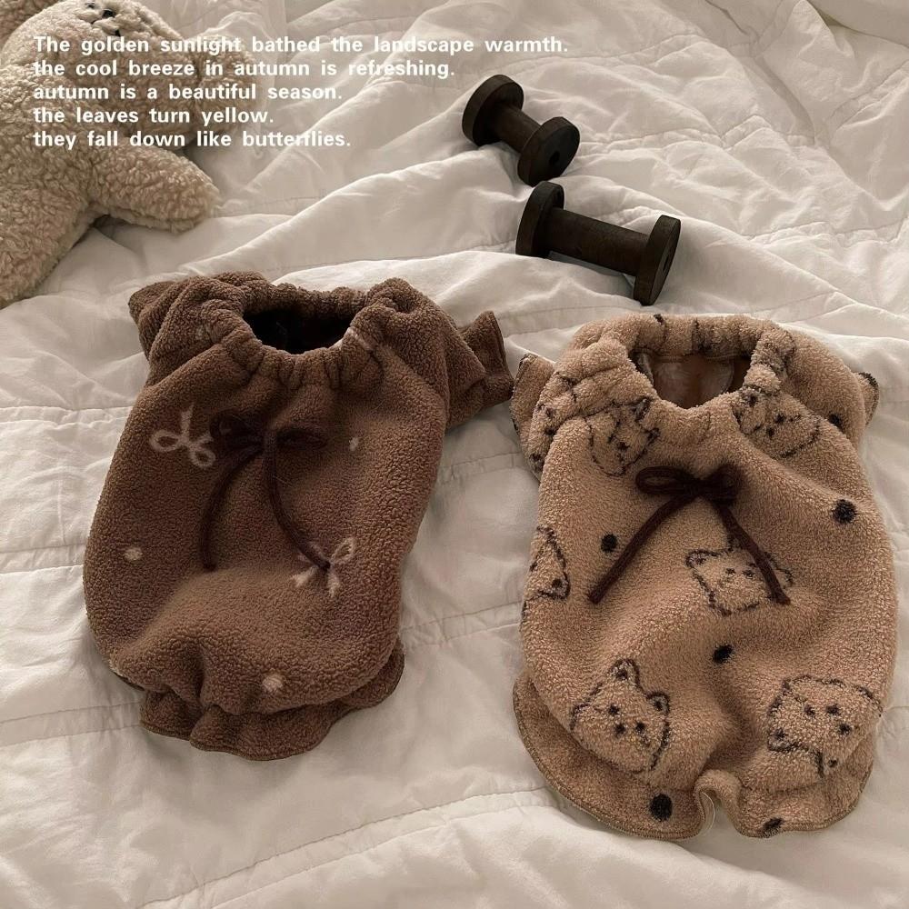 New Autumn Winter Pet Vest Double Sided Warm Dog Clothes Thickened Pet Supplies Teddy Bear Coat for Small Dogs