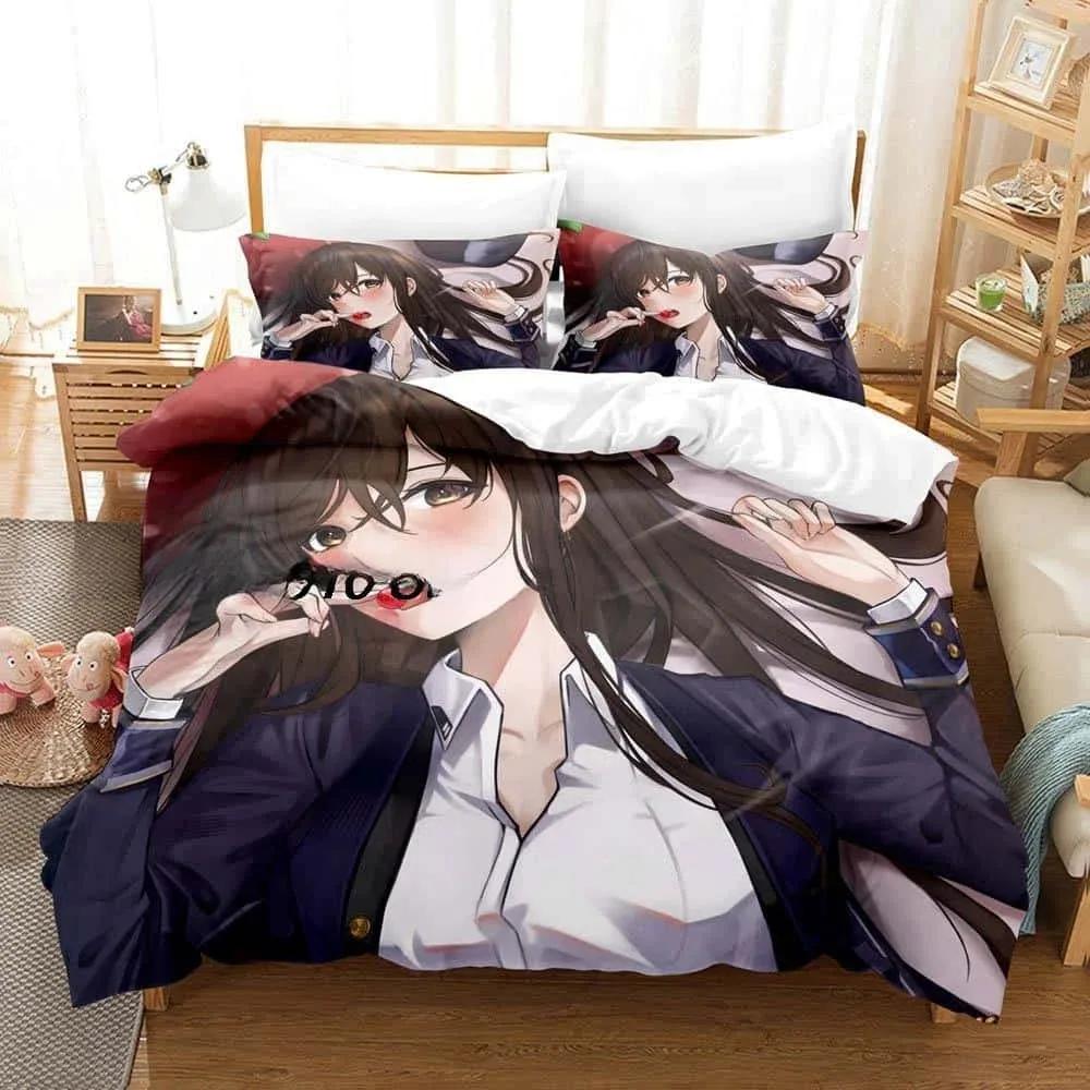 Comforter Game Goddess Of Victory Nikke Bedding Set Single Twin Full Queen King Size Bed Set Adult Kid Bedroom S 3D Anime