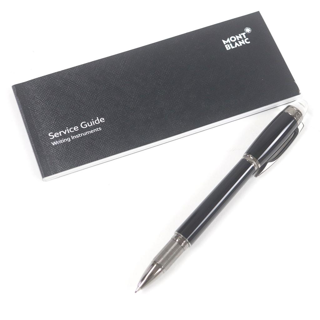 Excellent MONTBLANC Ballpoint Pen Starwalker Fineliner Cap-type Name Pen Midnight Black Used
