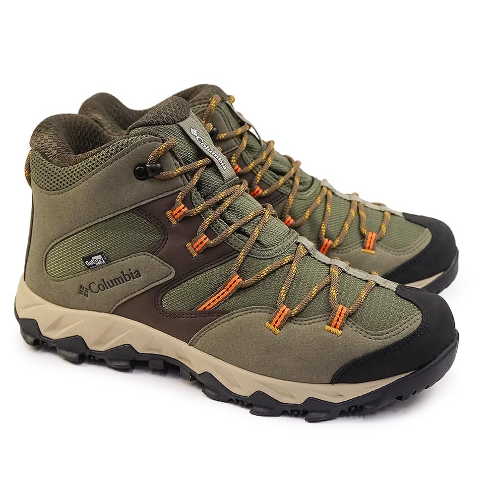 Columbia Sabre Five Mid Outdry Stone Size Wide, Green, S, 28.0cm