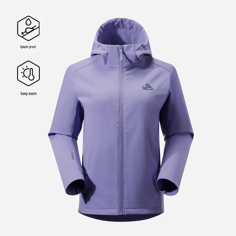 Pelliot Unisex Outdoor Windproof Softshell Hiking Jacket