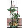 Garten stapelbares vertikales Spalier zum Anbau von Zimmerpflanzen und Blumen Kletterpflanzenstütze Rostfreier Erbsenrahmen Tomatenkäfig