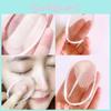 Transparent Silicone Cosmetic Puff Dry Wet Dual-use Leaf Shape 6.3*4cm