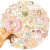 50 Cartoon Bread Mouse Doodle Stickers Decorate Guitar Notebook Suitcase DIY Waterproof Stickers