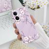 Fallen Plum Blossoms Phone Case For VIVO V60 V50 V40 Lite V27 V25 V23 V23E V20 Pro 4G 5G Film Hard Cover