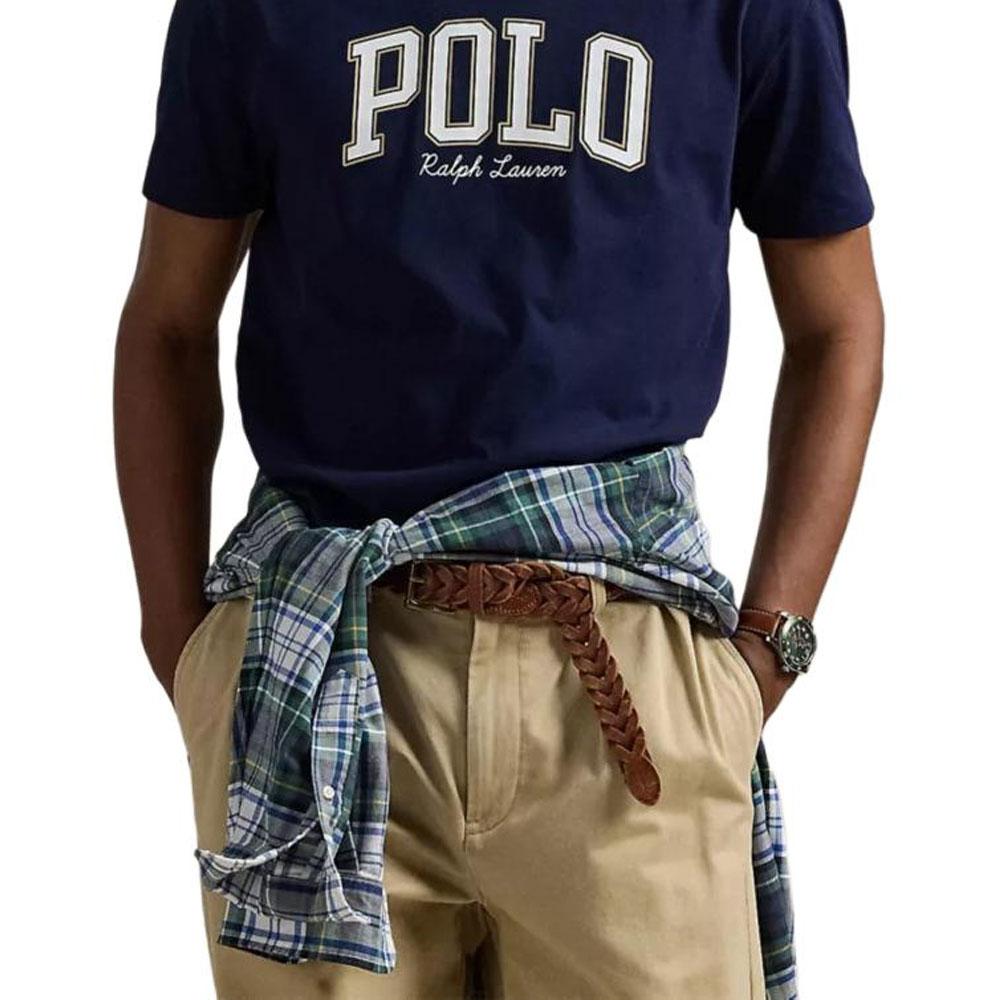 Polo Ralph Lauren Classic Cotton Knit Short Sleeve T-Shirt With Letter Print Men tops 710981152-001
