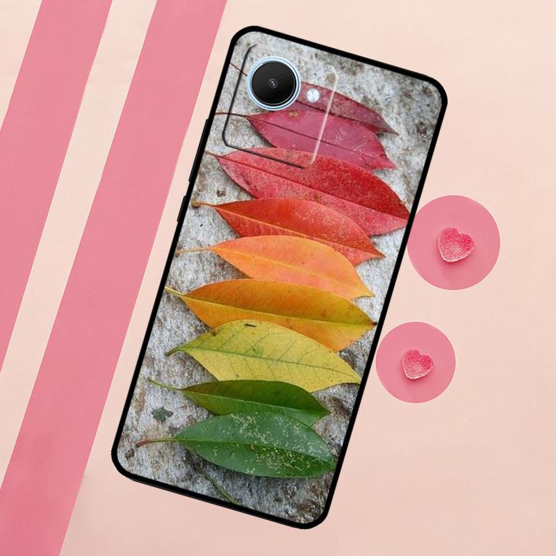Colorful Leaves For Realme 15 10 11 12 13 14 Pro Plus C65 C67 C75 C63 C61 C55 C51 C53 C35 GT6 GT7 Pro Case