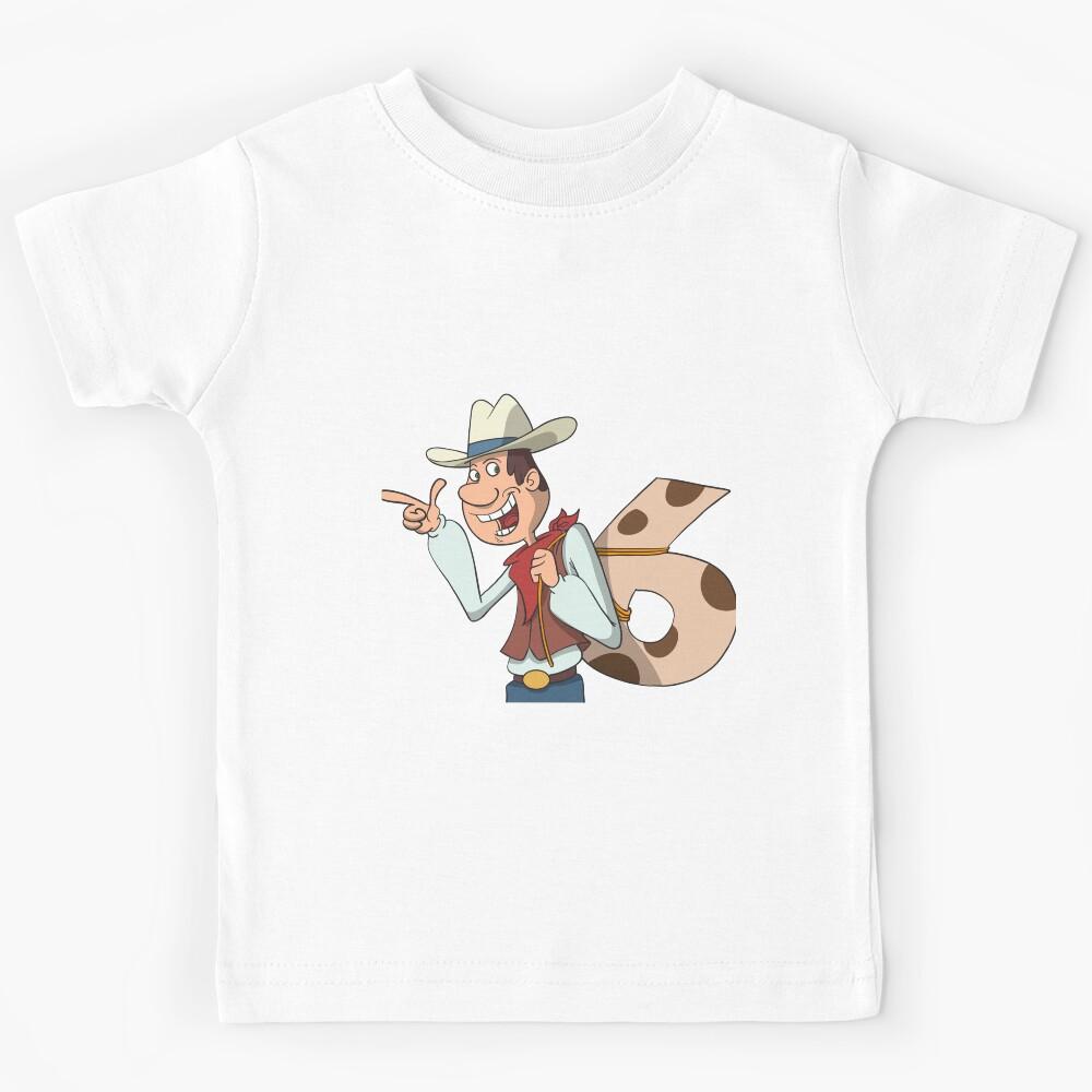 Cowboy children s 6th birthday Kids T-Shirt 130