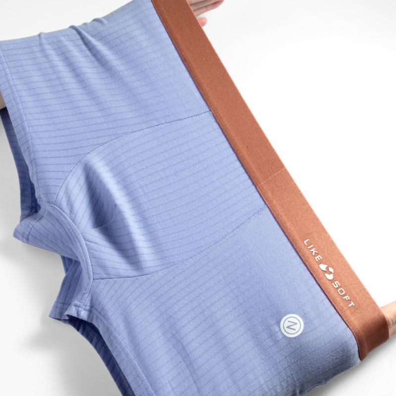 Men's Striped Boxer Shorts Underwear Sexy Underpants Man Homme U Convex Shorts Lingerie Boxershorts Panties