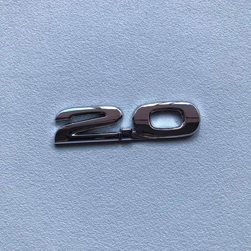 3D kovové logo 2.0 2.5 AWD Písmena Znak na kufr auta Odznak Samolepka 2.5 AWD Samolepka Příslušenství