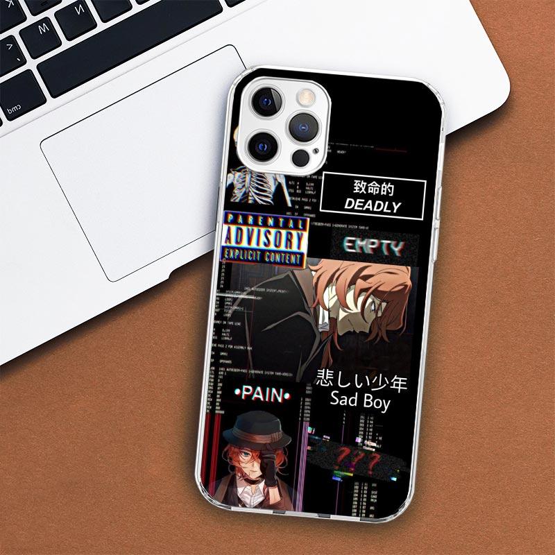 Bungo Stray Dogs Nakahara Chuuya Phone Case For iPhone 11 12 13 Mini 14 15 Plus 17 Air 16 Pro Max 16E 7 8 SE 2020 Customized Pri