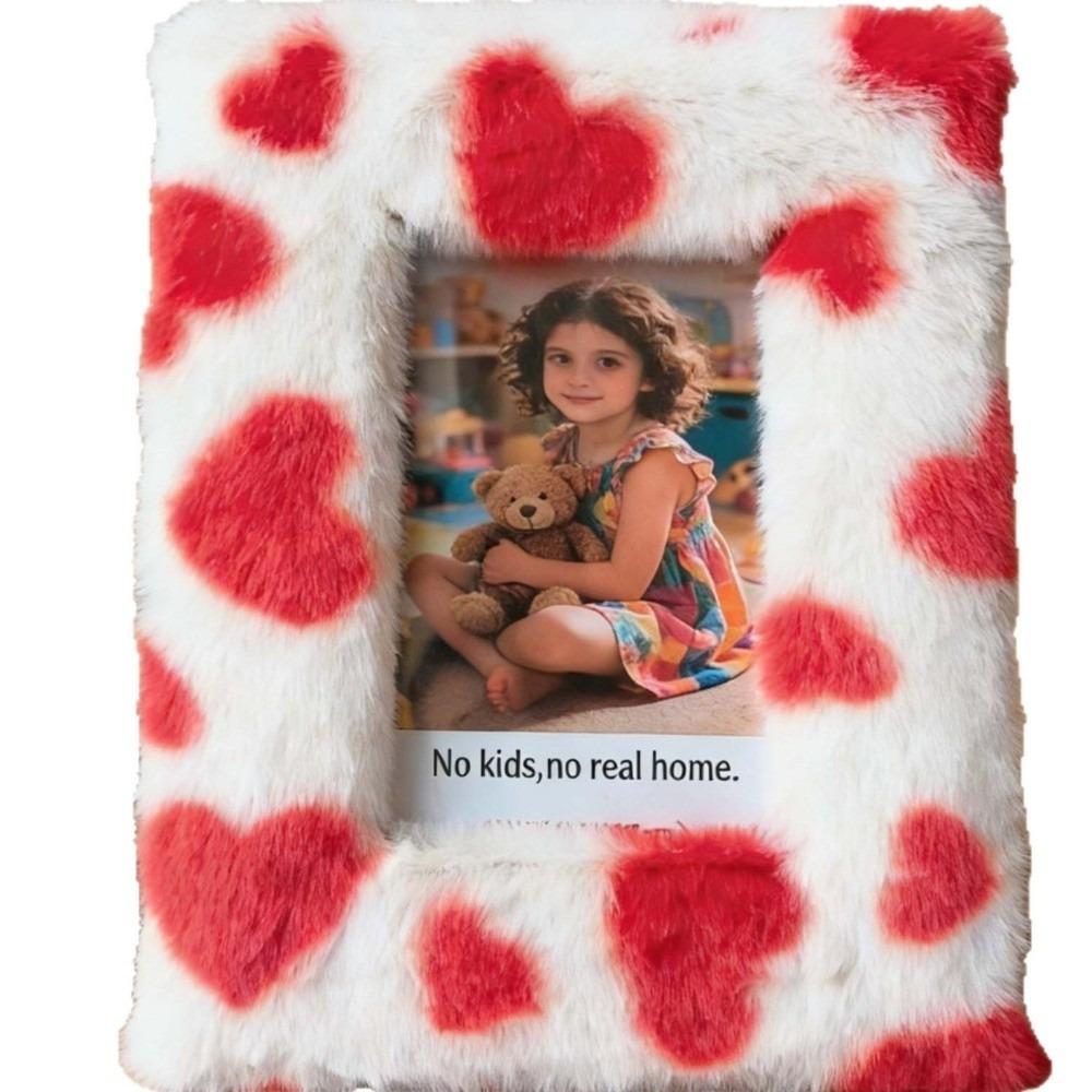 

Heart 6/7/8 Inch Picture Frame Puppy Paw Picture Frame Ornaments Living Room Decor 6 Inch Photo-Style A