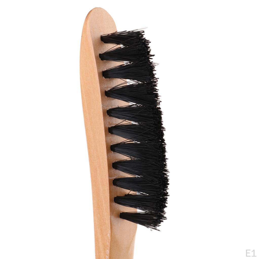 Lightweight Wooden Snooker Billiard Table Brush Felt Cleaner Pool Clubs Accessory Set 2