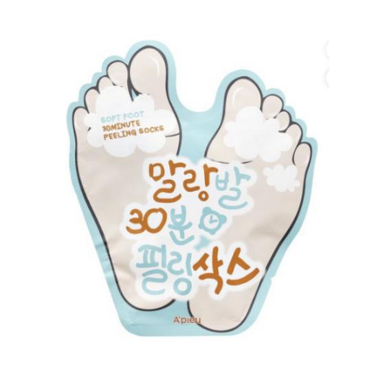 APIEU Soft Foot 30min Peeling Socks Foot Exfoliating Mask 40ml