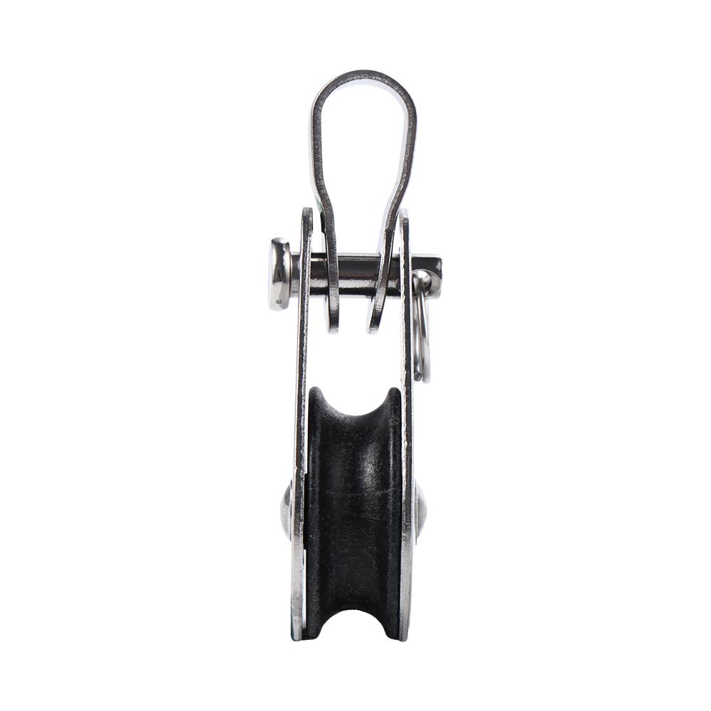 Traction Pulley Bearing Lifting Wheel Tools 25mm Stainless Steel Pulley Kayak Boat Accessories
