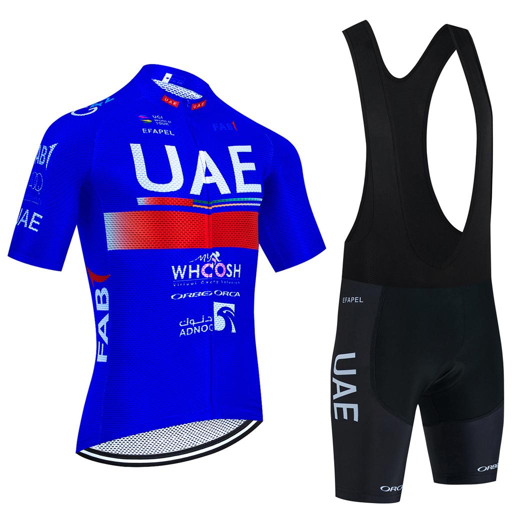 New ITALIA Cycling Jersey Pink UAE TEAM Bike Jersey Shorts Set Ropa Ciclismo Men Women Summer Pro Bicycle Maillot Clothing