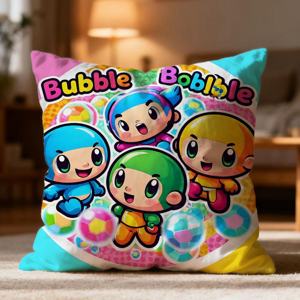 Popular BBubble Bobbleer Cushion Cover Soft Washable Pillow Case Multi-Scene for Couch Bed Travel Office Use