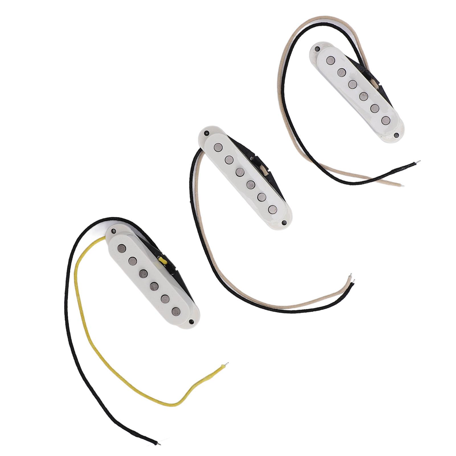 

Комплект из 3 штук гитарных звукоснимателей Замена бриджевого, среднего и некового звукоснимателей для 6-струнной электрогитары