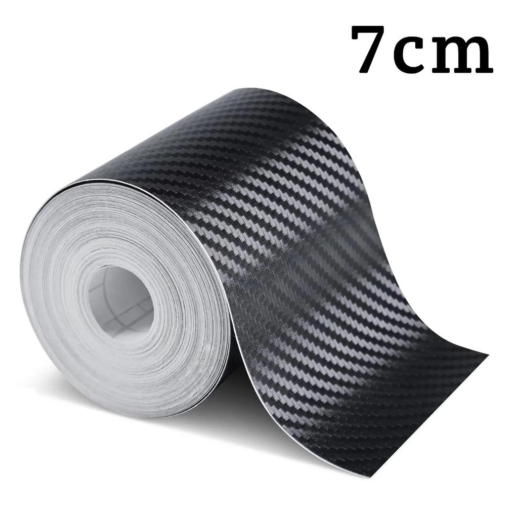 Car Protection Tape Nano Carbon Fiber Self Adhesive Tape for Door Mirror DIY Installation Decorative Stickers Waterproof Durable