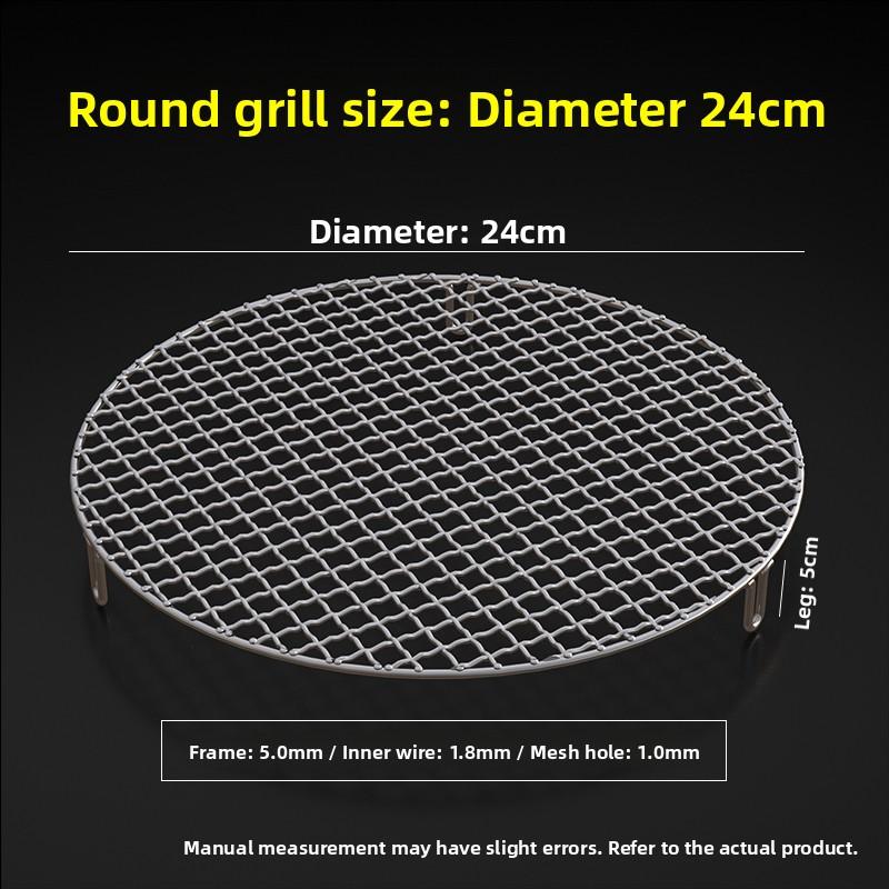 Food Grade 304 Stainless Steel Square Grill Mesh Pork Smoking Rack Charcoal Grill Cooking Tool for Indoor And Outdoor BBQ