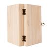 Functional Wood Essential Oil Container Natural Wood Essences Organizers with 25Bottles Holder Slot for Beauty Salon