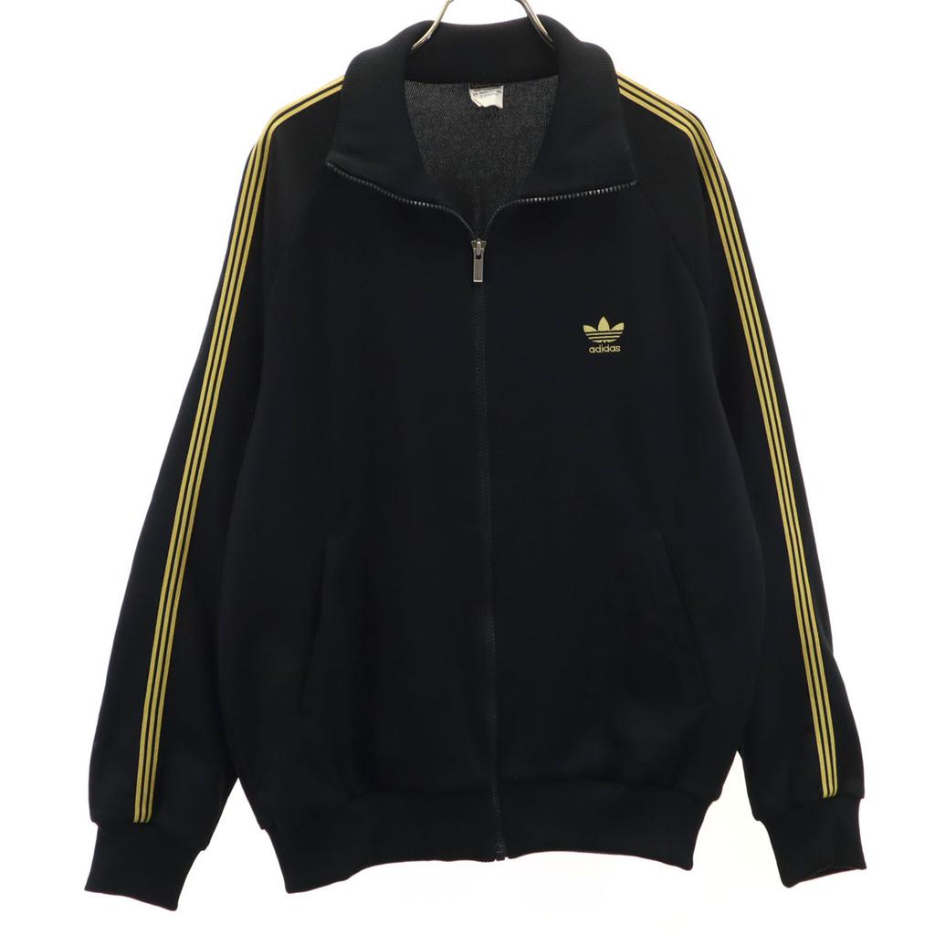 Adidas 70s West German Tag Vintage Track Jacket O Black Descente Jersey Men's Used