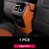 For Chery Tiggo 8 Pro  2022 Leather Anti-Child-Kick Pad Car Waterproof Seat Back Protector Cover Mud Storage Bag