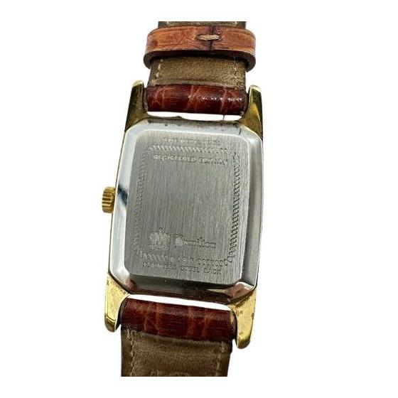 Used HAMILTON Watch 6186 Square Gold