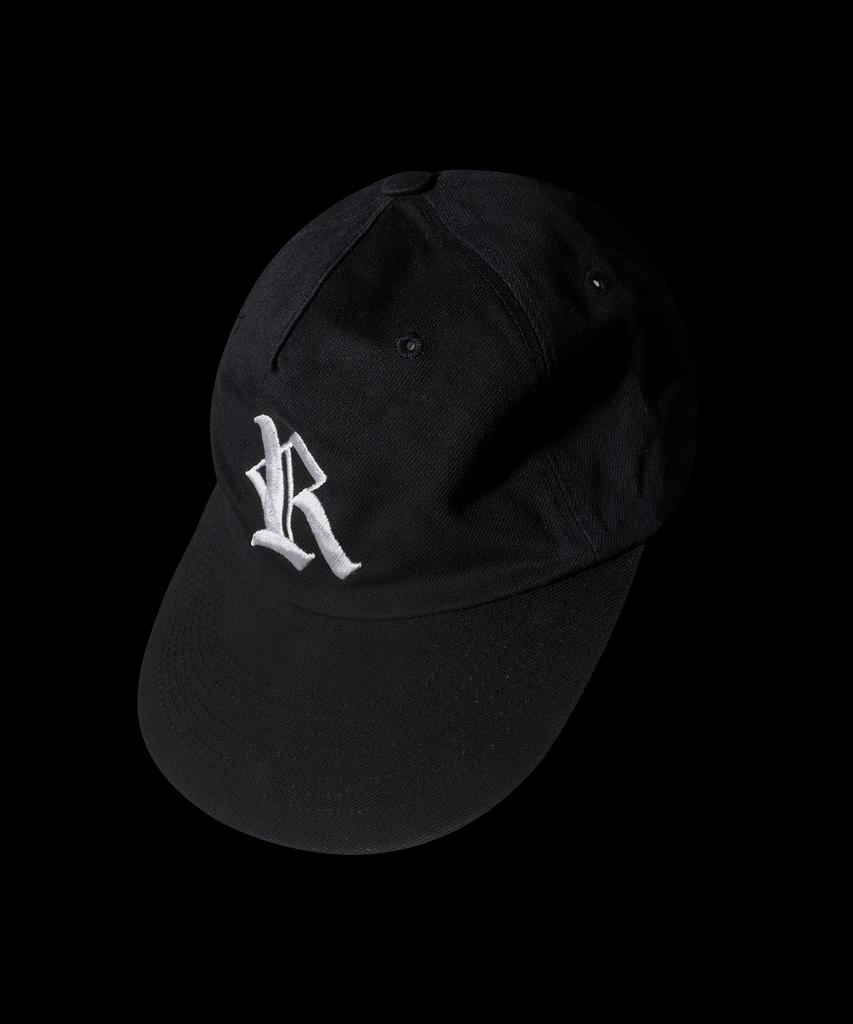 RAR R Logo Vintage 5-Panel Trucker Cap_Black