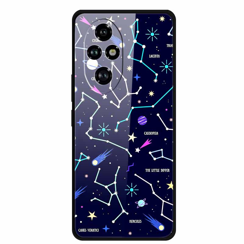 Tempered Glass Case For Honor 200 Pro Case Hard Phone Back Cover Soft Bumper For Honor 200 Pro Case Honor200 Pro 200Pro Bag Capa