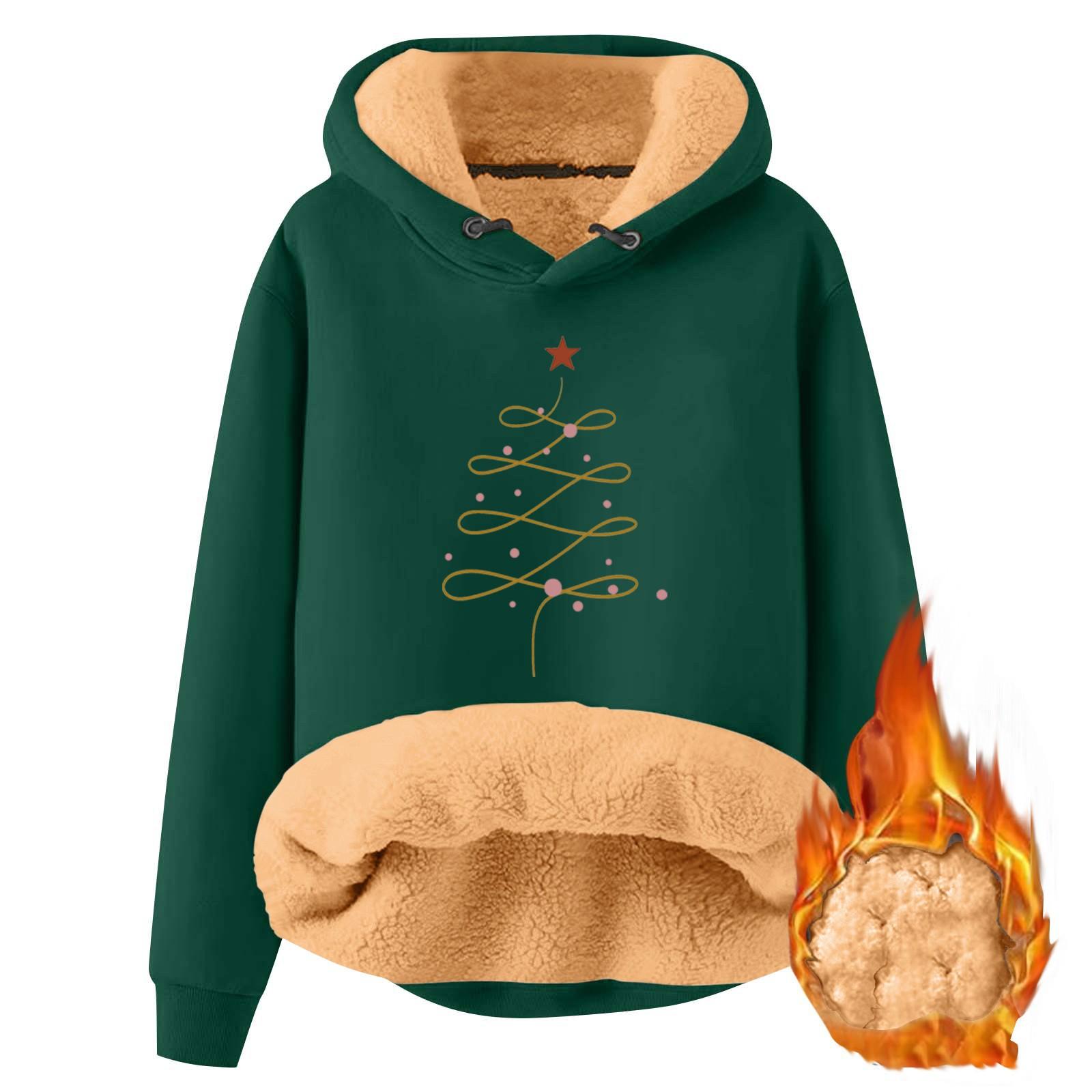 

Женская модная толстовка с капюшоном, утепленная, свободная, с принтом XXXXL зелёный